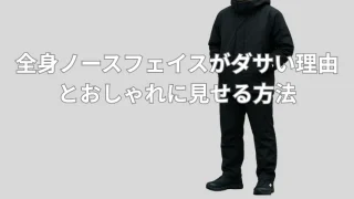 全身ノースフェイスがダサい理由とおしゃれに見せる方法