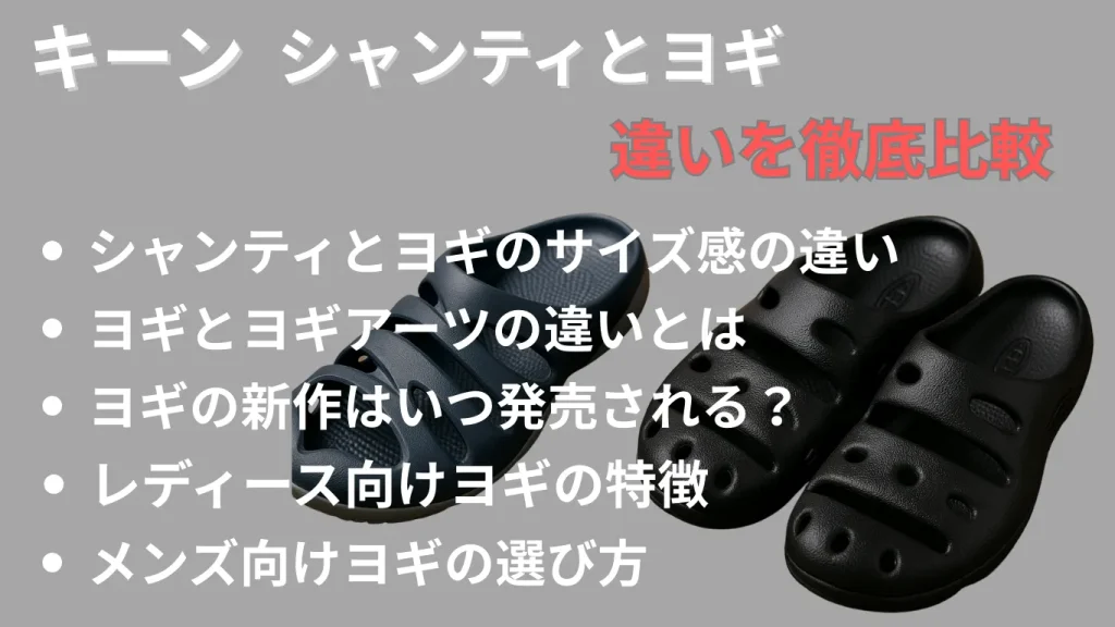 キーンのシャンティとヨギの違いを徹底比較