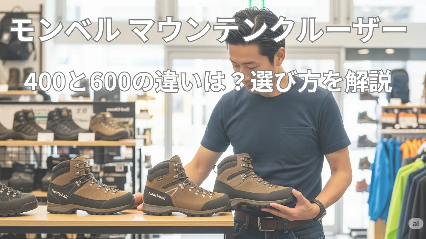 モンベル マウンテンクルーザーの400と600の違いは?選び方を解説