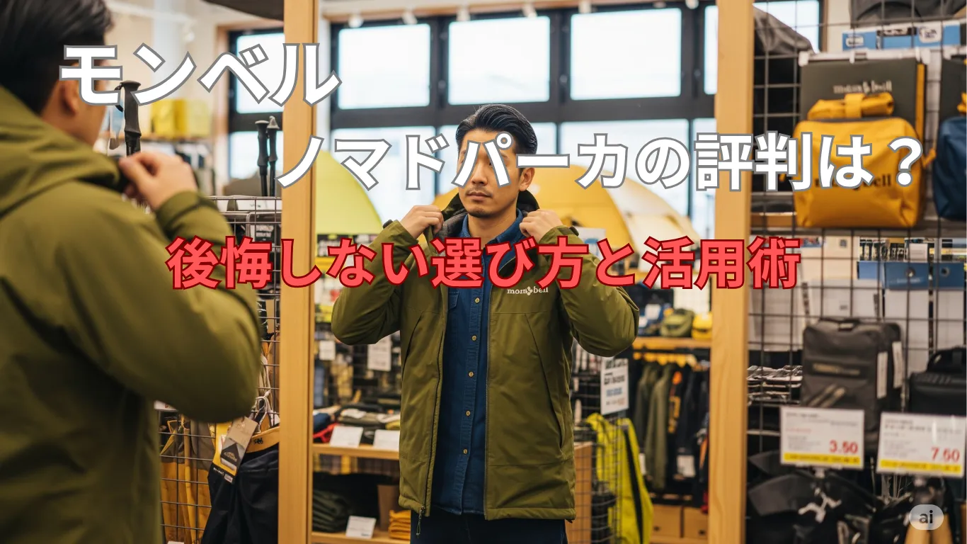モンベル ノマドパーカの評判は？後悔しない選び方と活用術