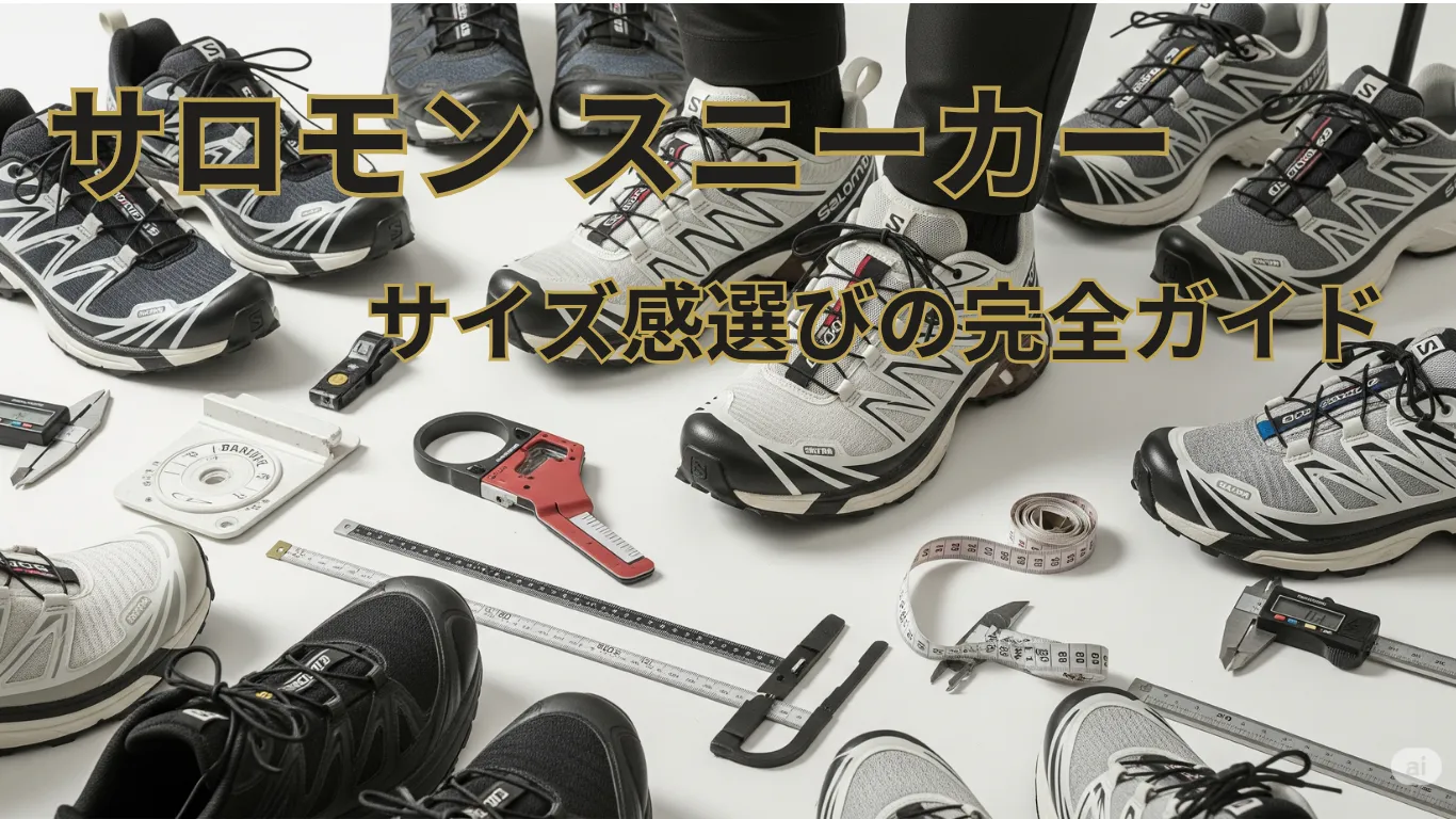 サロモン スニーカーのサイズ感選びの完全ガイド