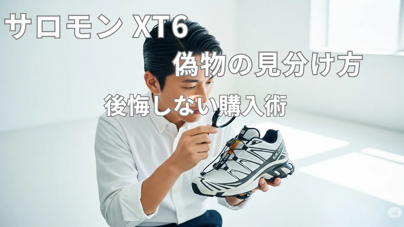 サロモンXT6偽物の見分け方|後悔しない購入術