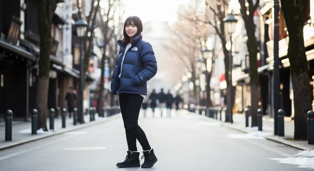 ヌプシキッズ150センチの大人の着用感