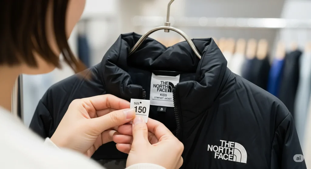 バルトロキッズ150センチの女性の着用例