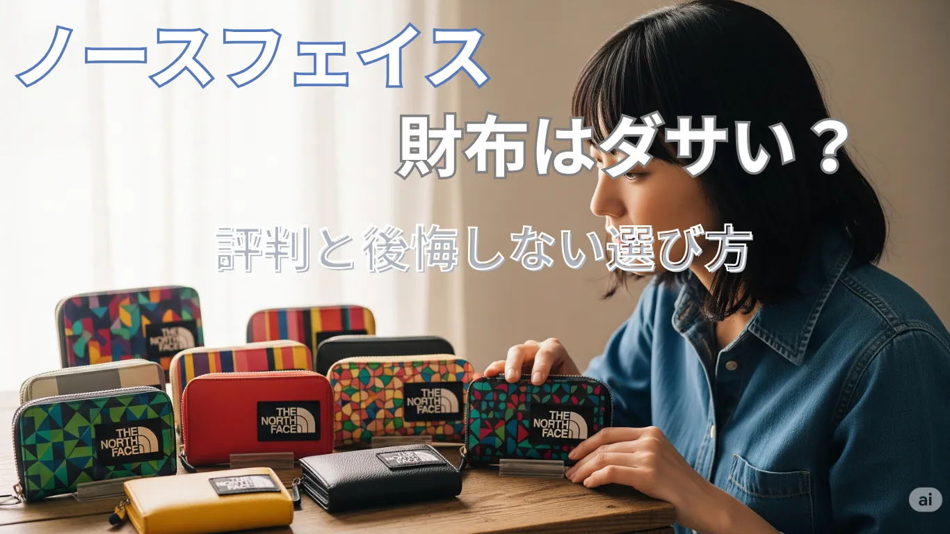 ノースフェイスの財布はダサい?評判と後悔しない選び方