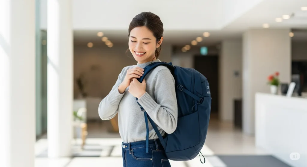 なぜ人気?アークテリクスリュックが女性通勤に最適な理由