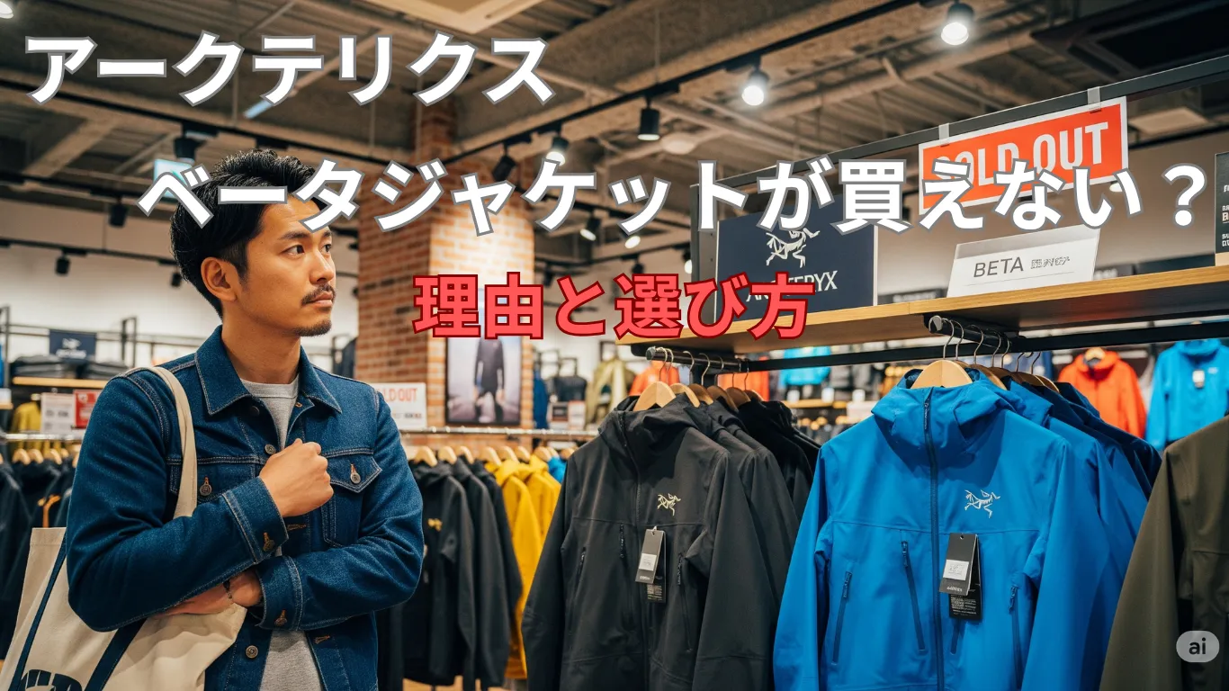 アークテリクスのベータジャケットが買えない？理由と選び方