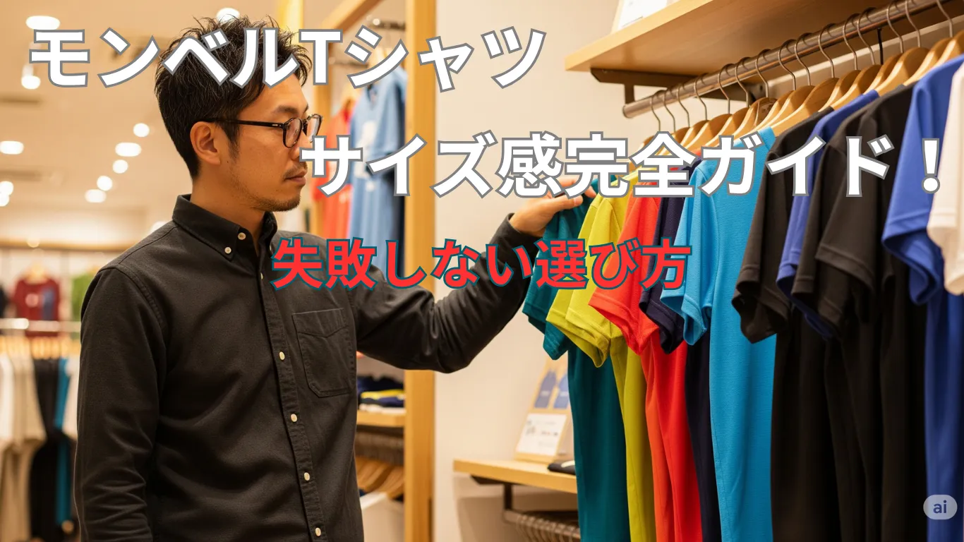 モンベルTシャツのサイズ感完全ガイド！失敗しない選び方