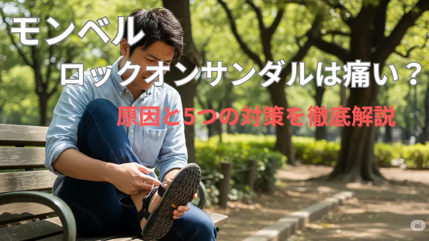モンベルのロックオンサンダルは痛い？原因と5つの対策を徹底解説