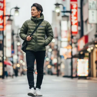 失敗しない！パタゴニアダウンセーターフーディの着こなし