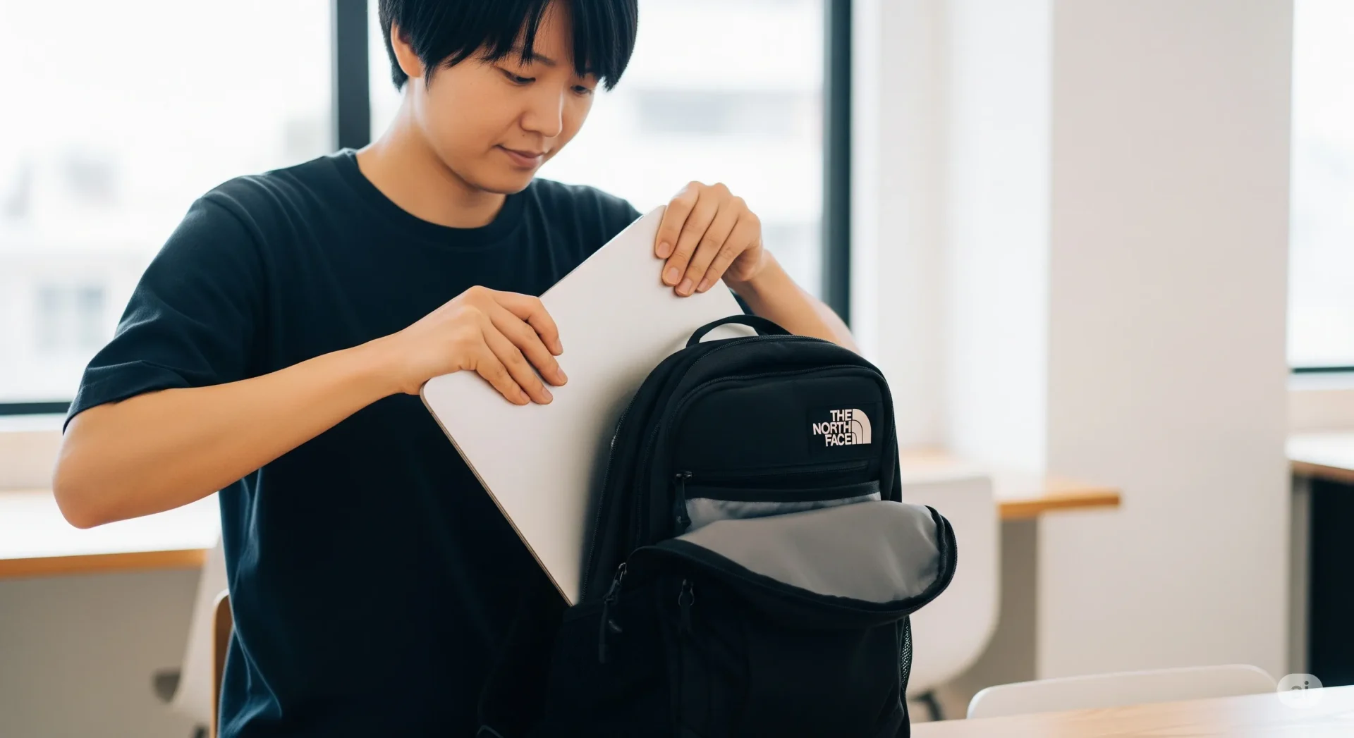 ノースフェイスミニショットの容量は？A4やPC収納も解説
