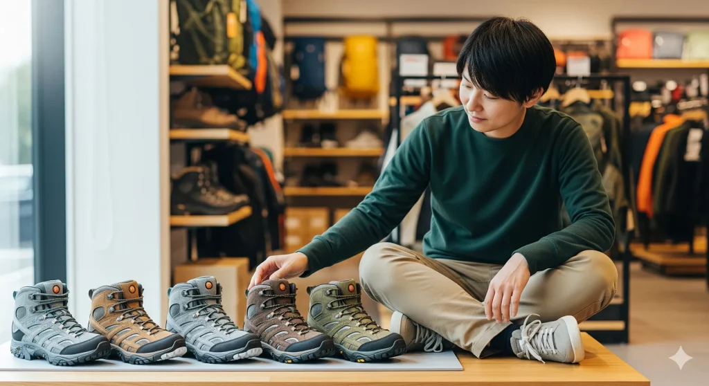 評判から選ぶメレルの登山靴とおすすめ