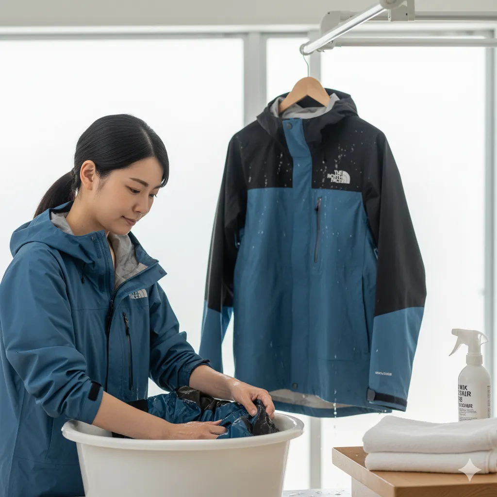 マウンテンレインテ-ックスジャケットの劣化を防ぐ正しい使い方