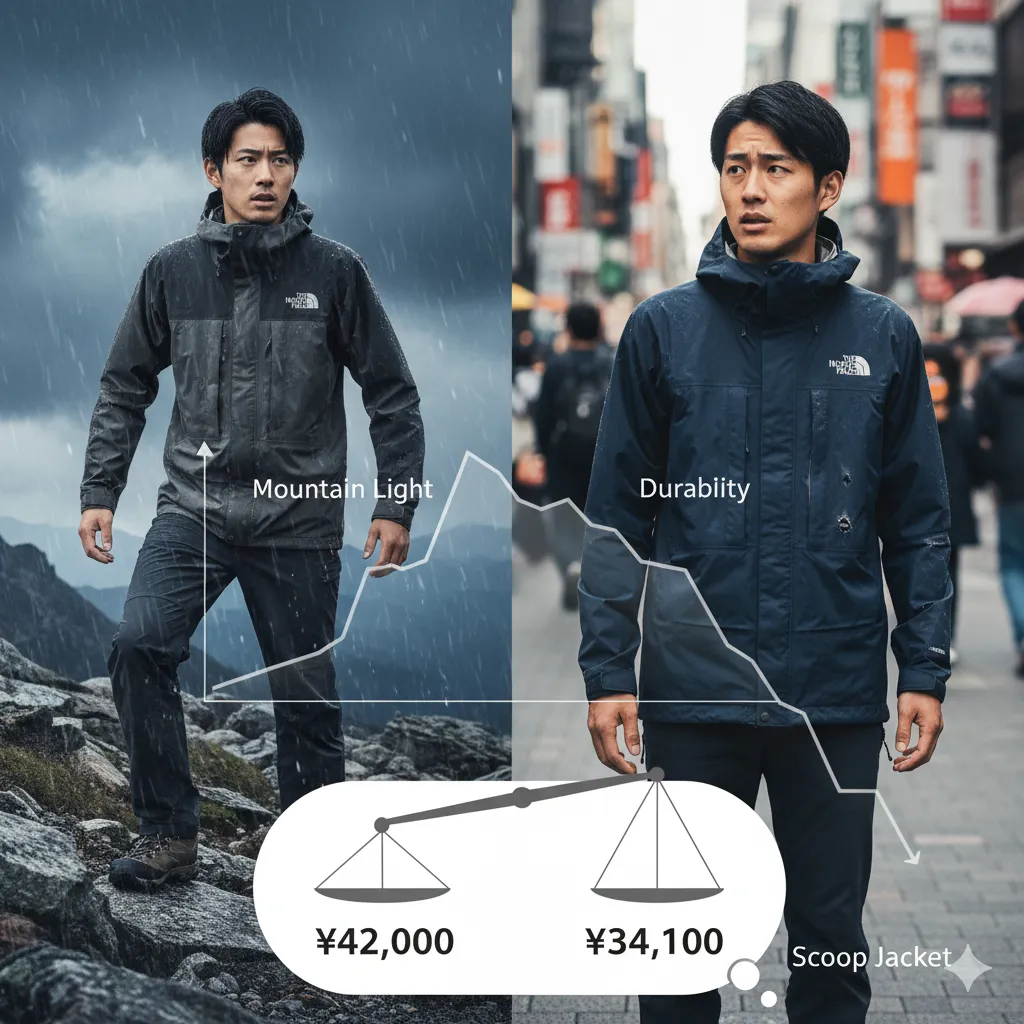 スクープジャケットの劣化以外の評価と比較