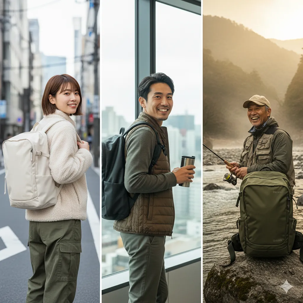 コロンビアリュックがダサい認識は誤解?