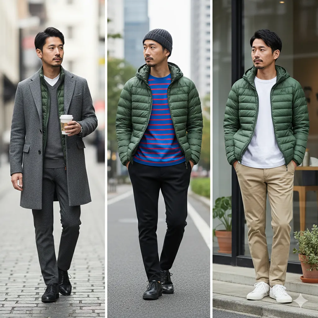 ライトヒートジャケットのおしゃれなコーデ術