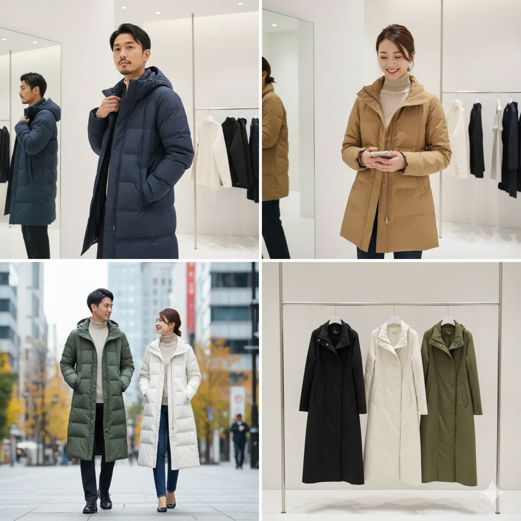 メンズとレディースの展開