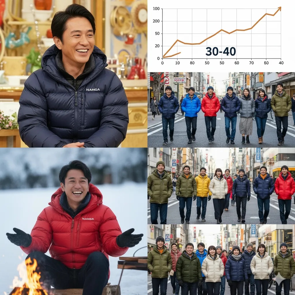 愛用する芸能人と主な年齢層