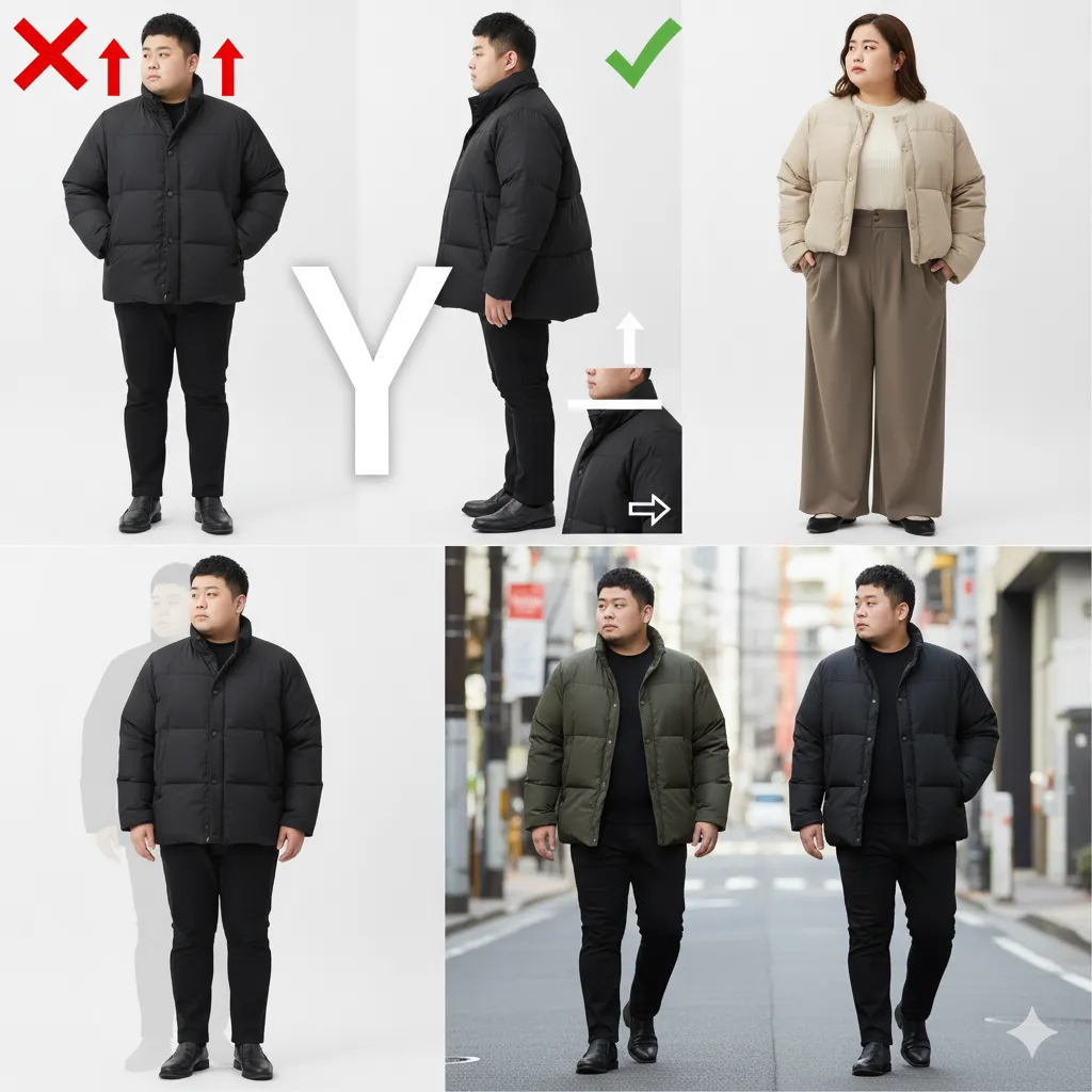 太ってる人の着こなし術