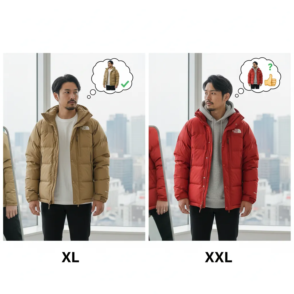 サイズ感180cmのフィット感