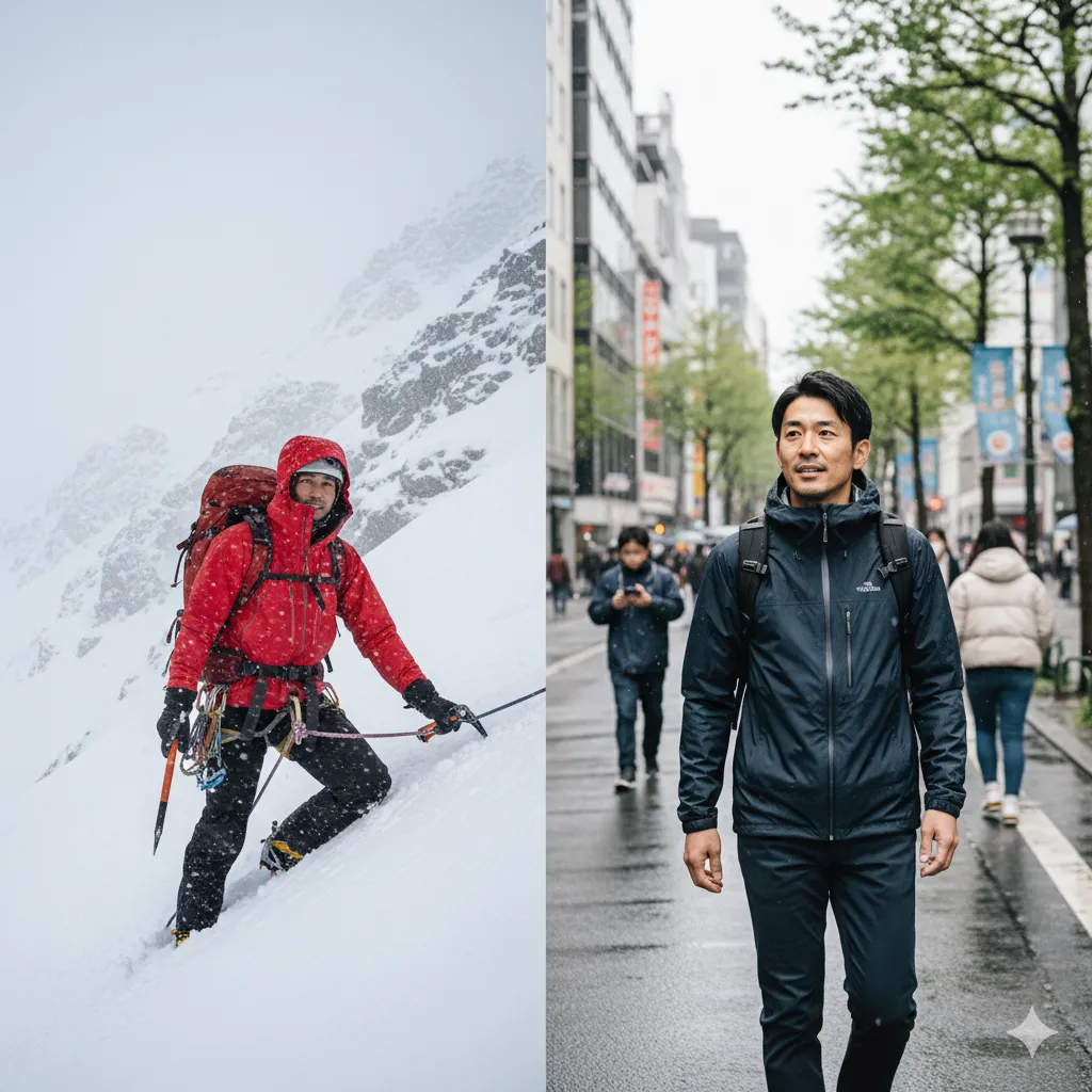 マウンテンライトジャケットで十分?