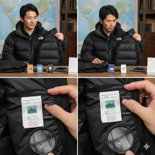 ヌプシ700フィル偽物の見分け方【完全ガイド】