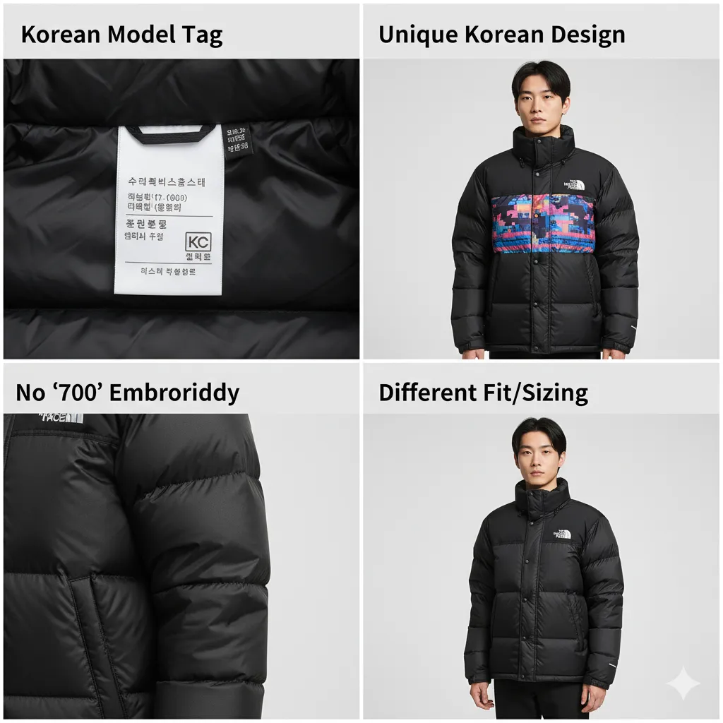 韓国モデルのヌプシ特有の見分け方