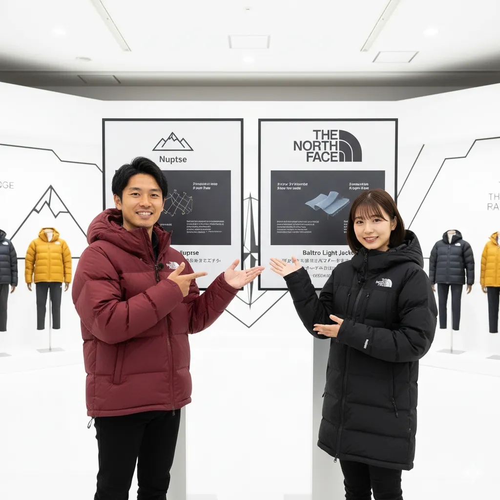 ヌプシとノースフェイスの違いを基本から解説
