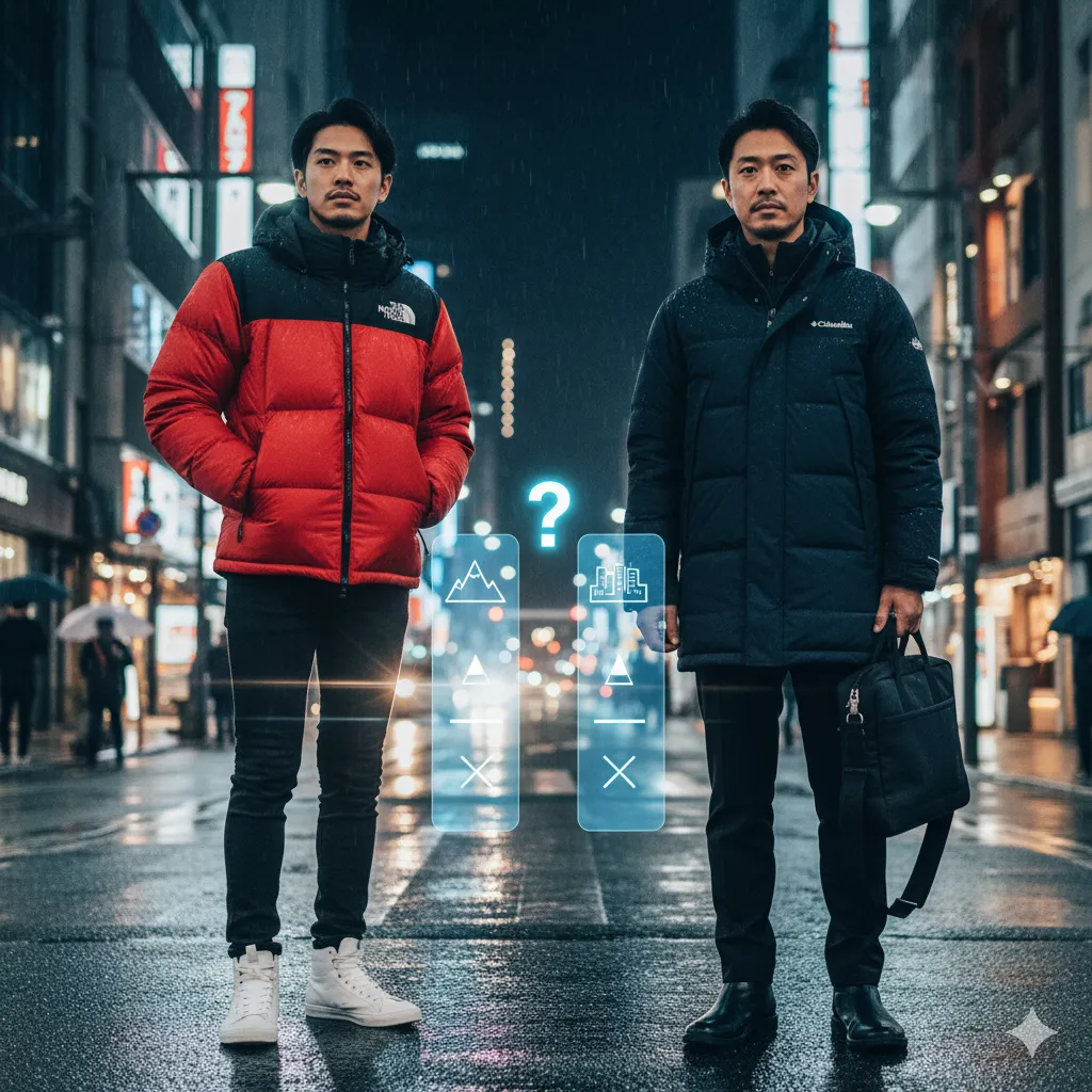 コロンビアとノースフェイスはどっちがいい?