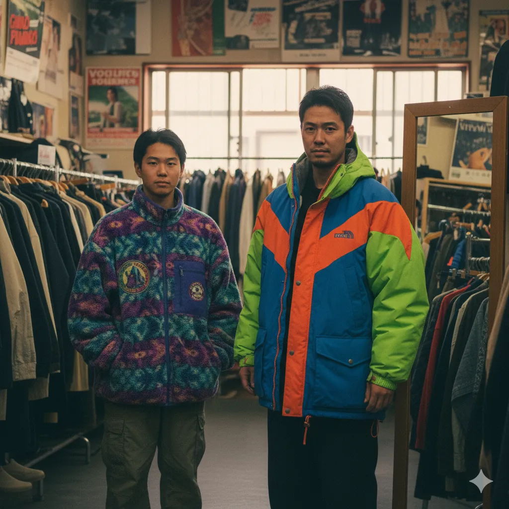 派手な色と90年代のイメージ