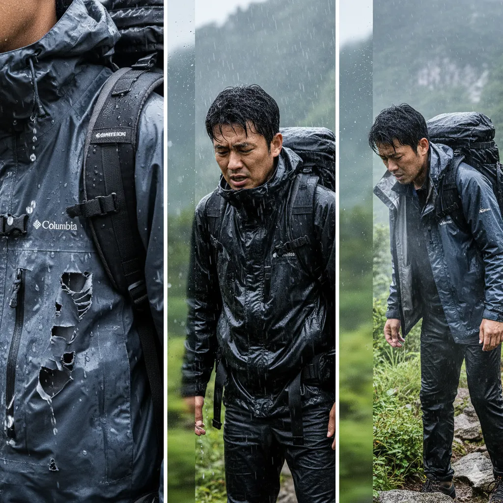 コロンビアのオムニテックが濡れる3つの原因