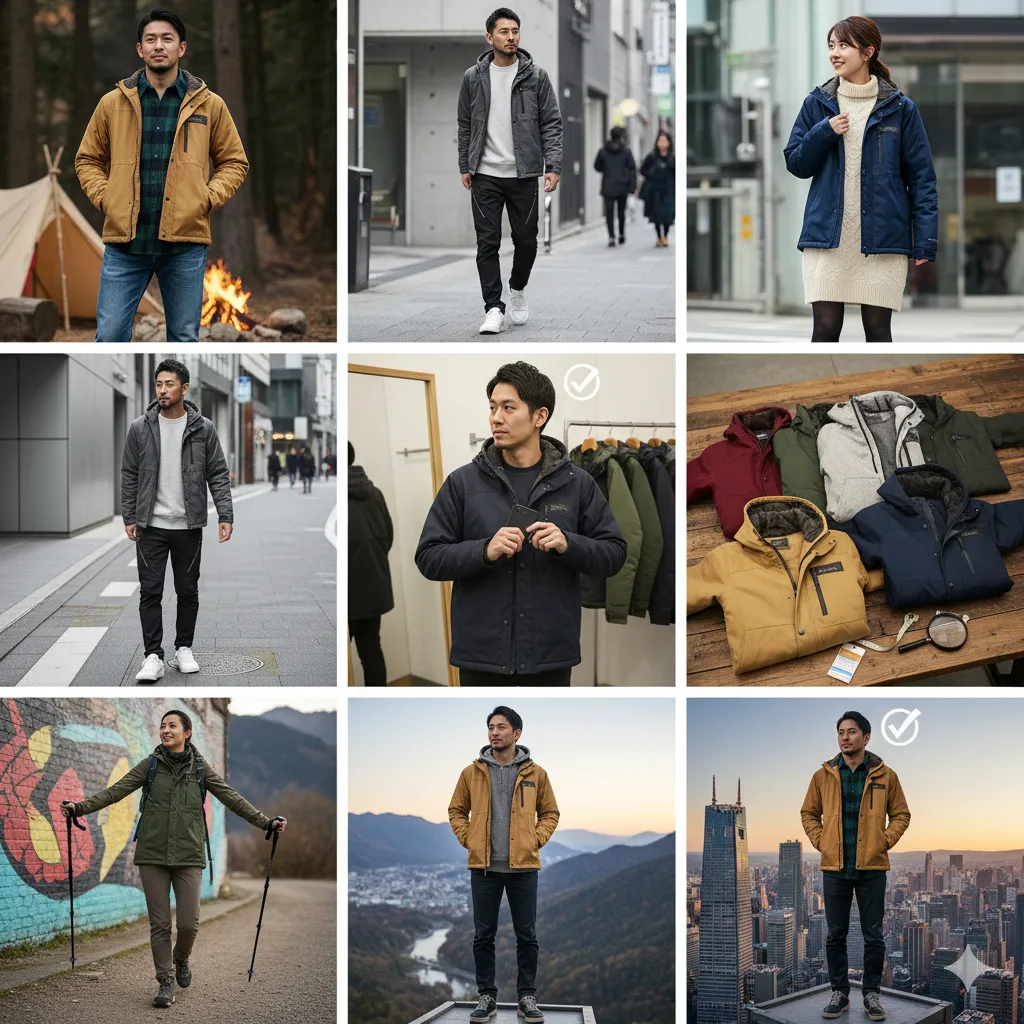 コロンビアのロマビスタ着こなし術。サイズ感とコーデ解説