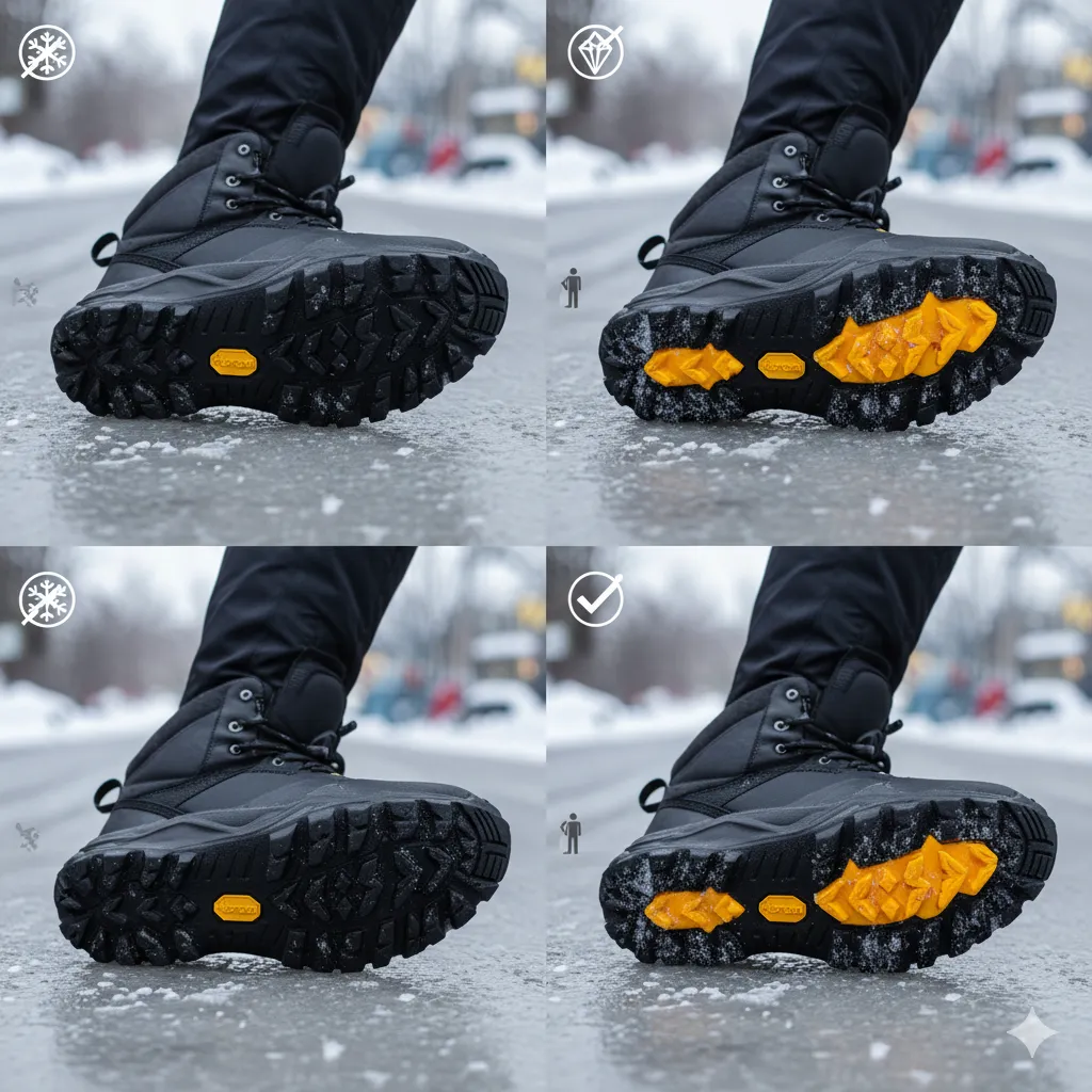 他のスノーブーツ滑ると何が違う?