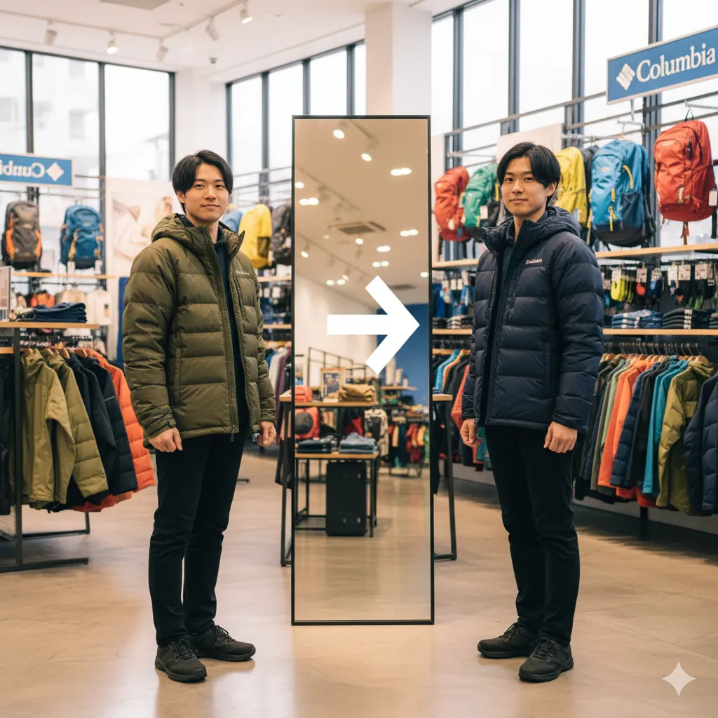 メンズはワンサイズダウンが基本