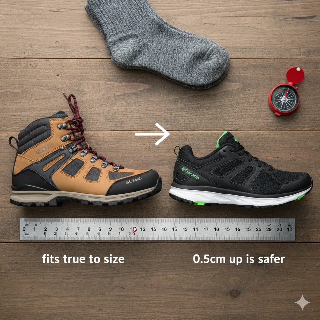 コロンビアのサイズ感が大きい認識の例外