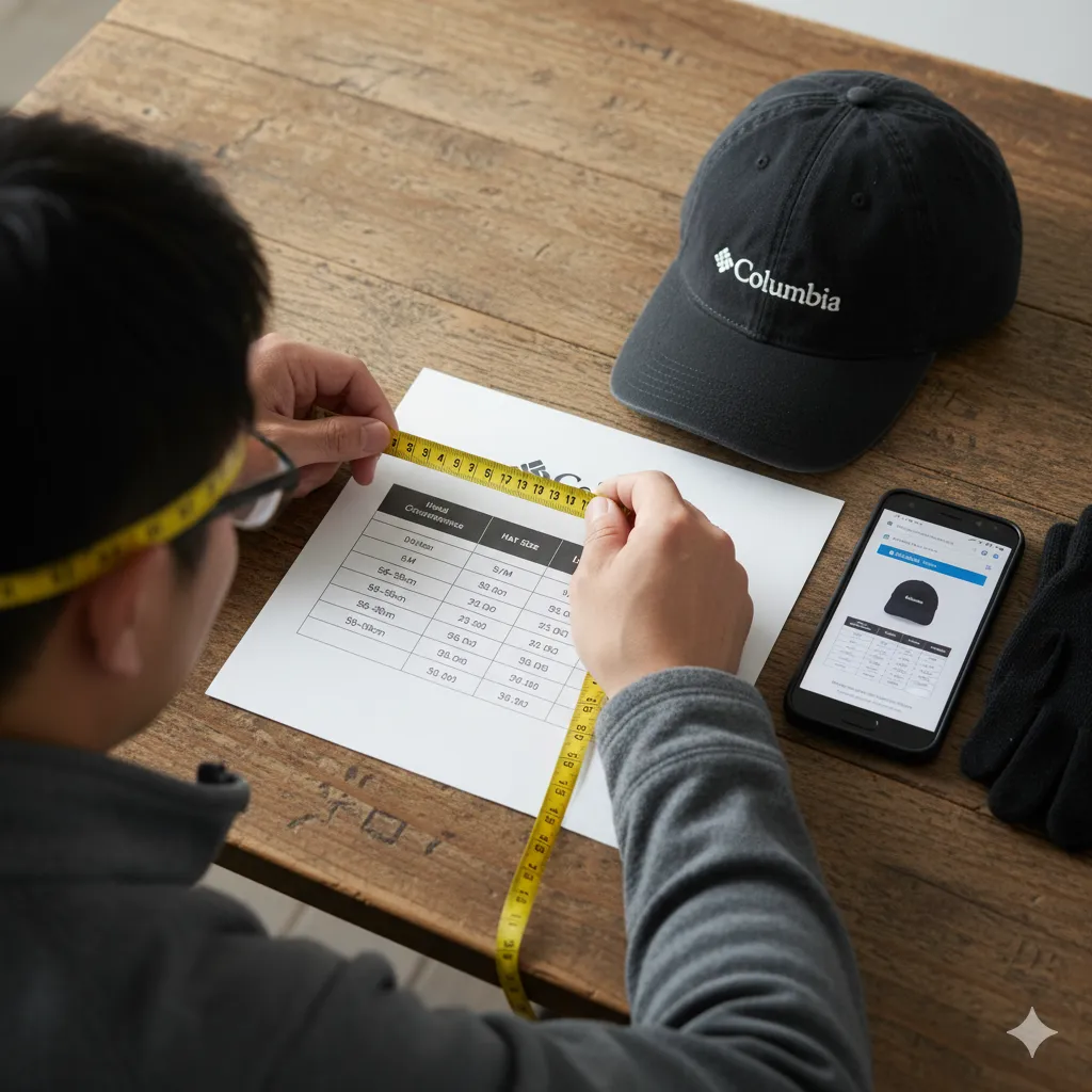 帽子のサイズ表と小物の選び方