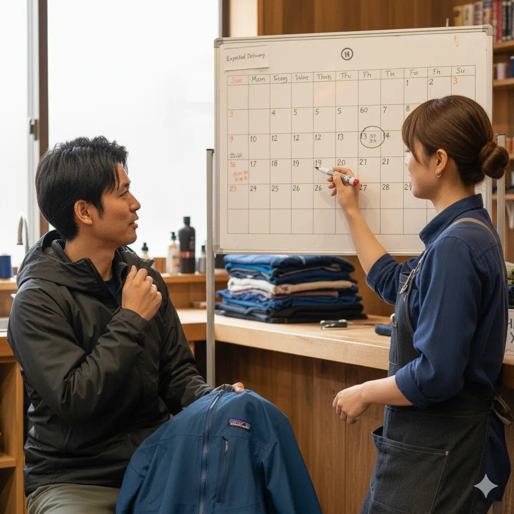 修理期間や納期はどのくらいかかるか