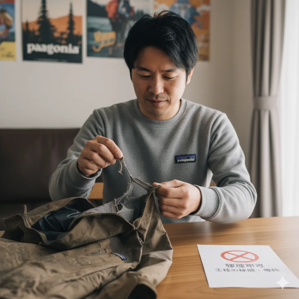 生地の剥離は寿命で修理不可の可能性