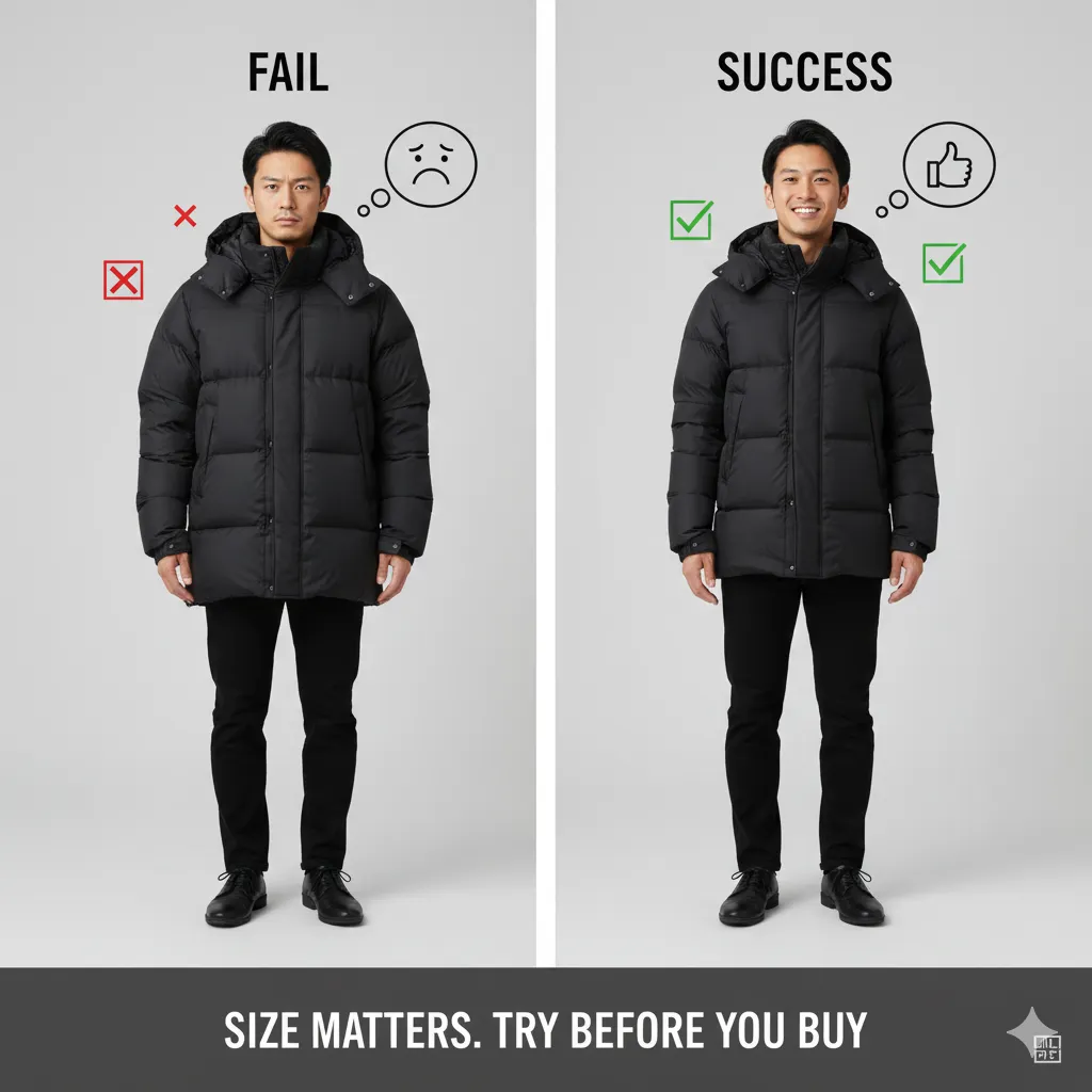 サイズ選びの失敗や購入後の後悔を防ぐ