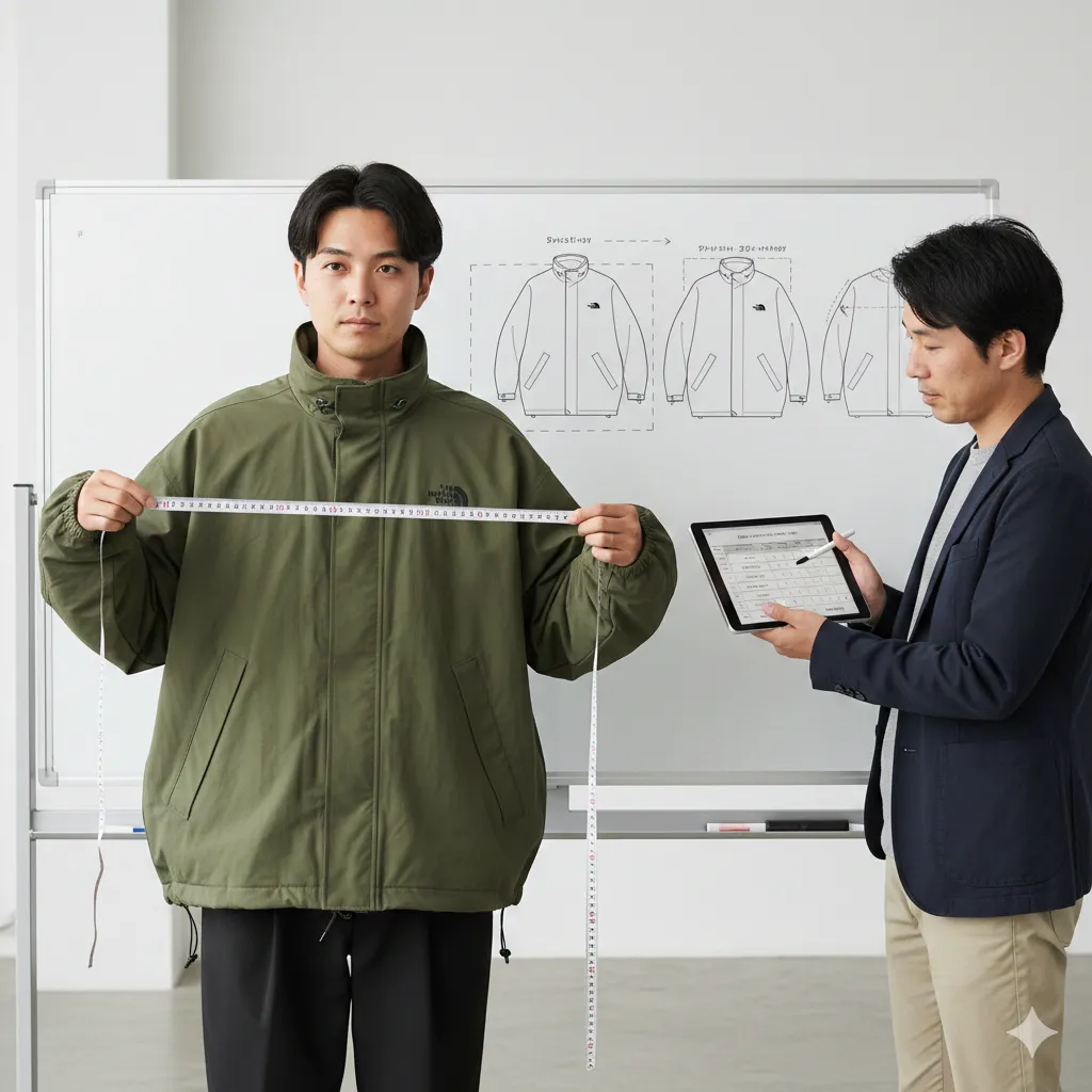 オルタレーションシエラジャケットのサイズ感分析