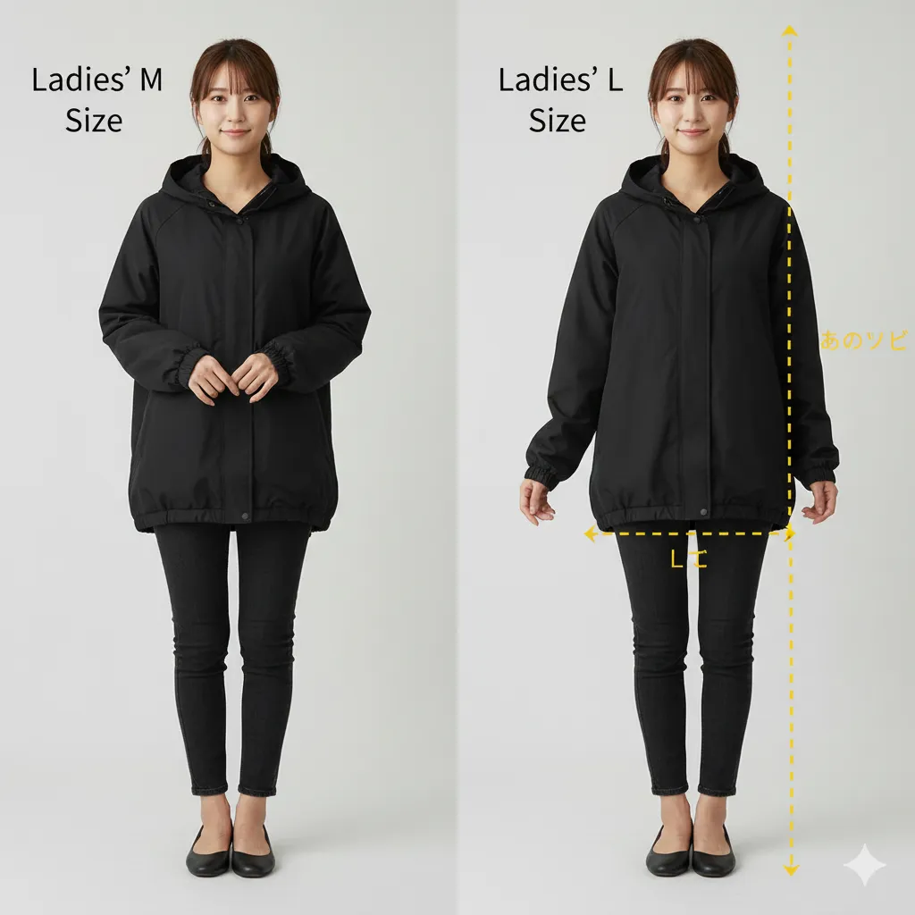 160cm女性のサイズ感と着用レビュー