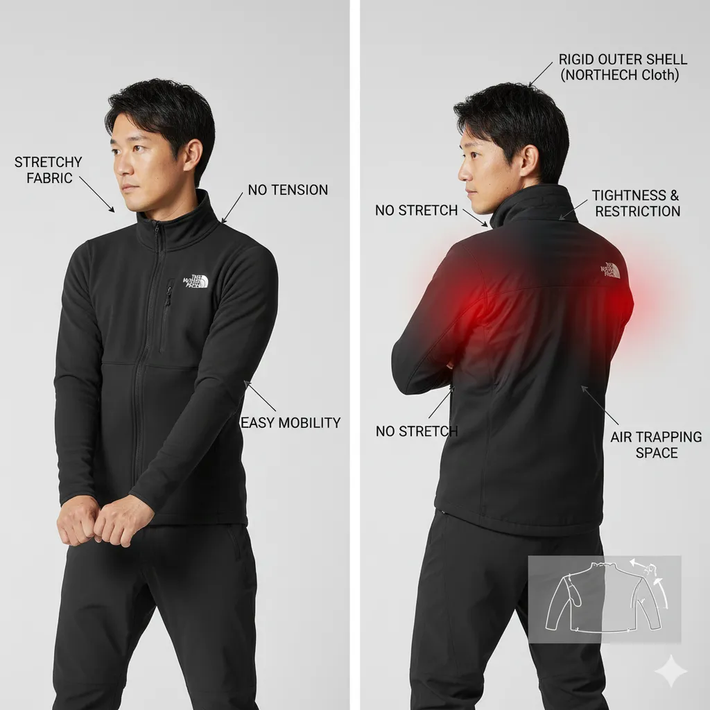 素材特性から見るサイズ感の注意点