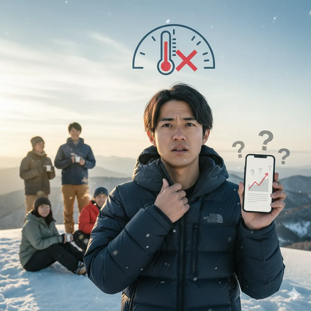 マウンテンダウンジャケットが寒いと感じる理由