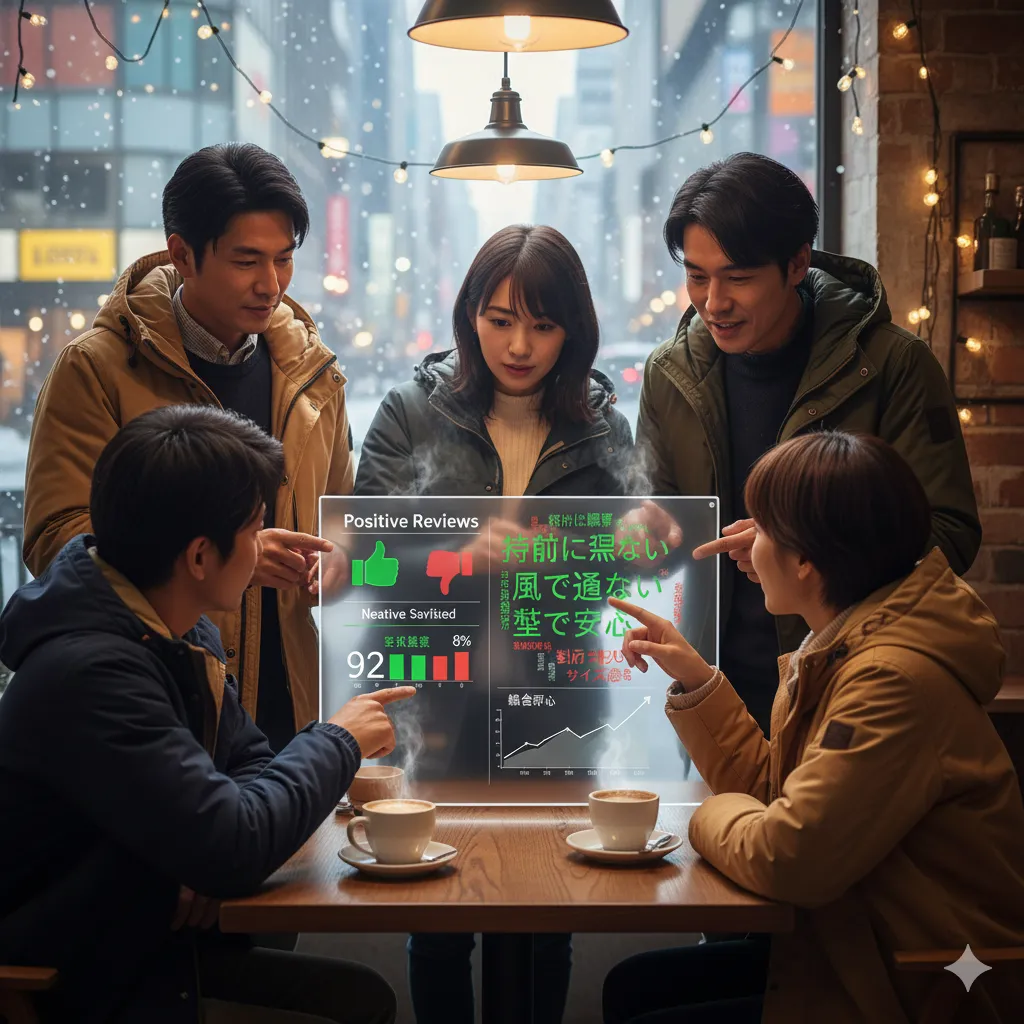 購入者の口コミ・レビューを分析