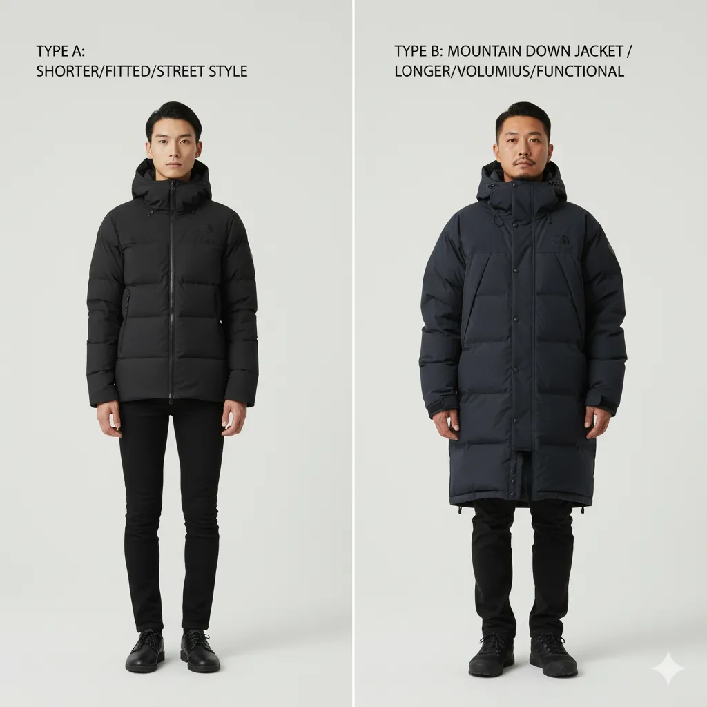 バルトロとの違いを徹底比較（着丈・シルエット）