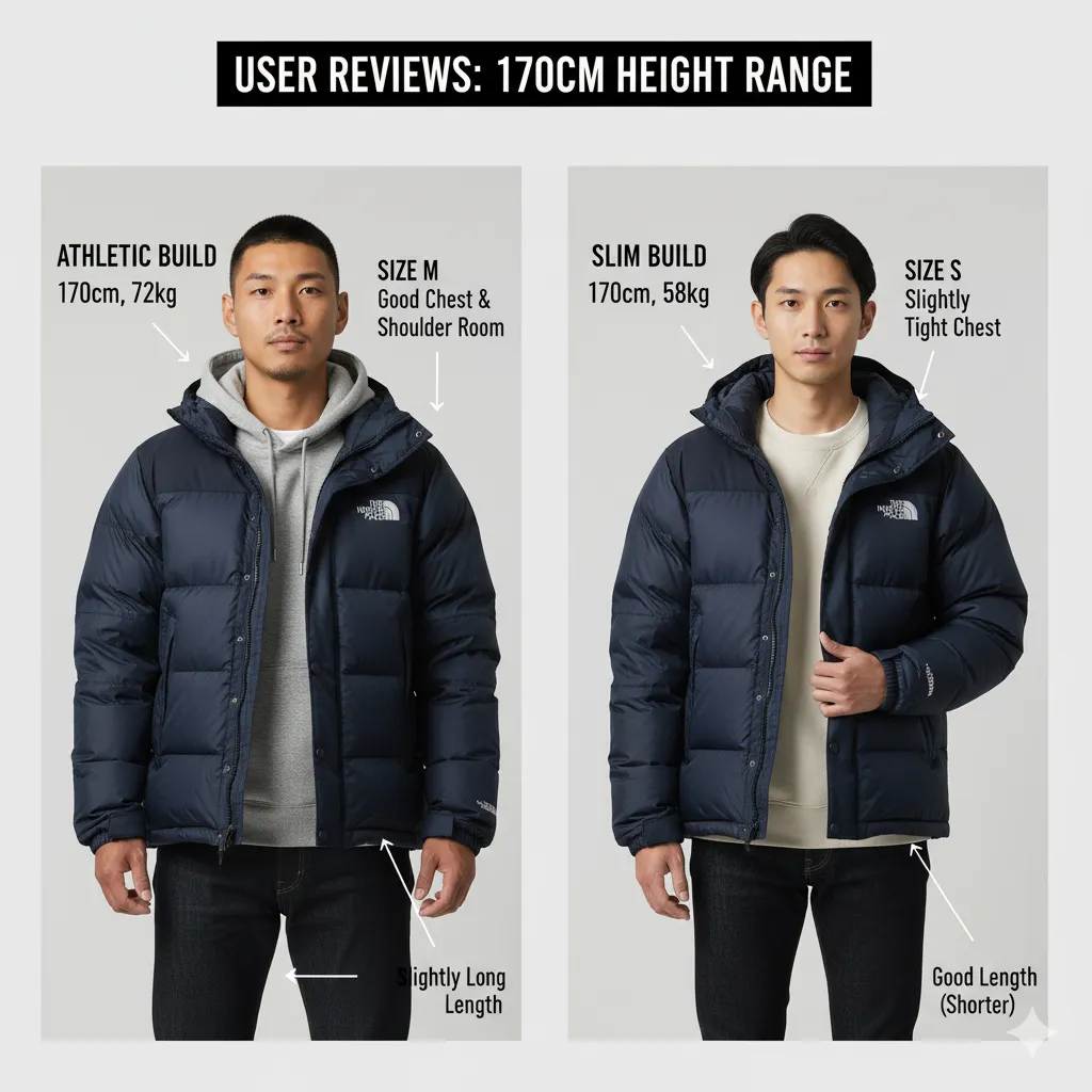 購入者の口コミ・レビュー（170cm台）