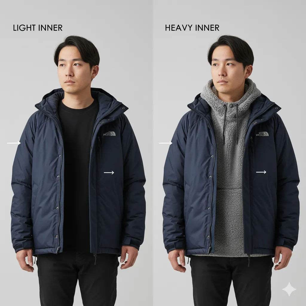 インナーで変わる着用感