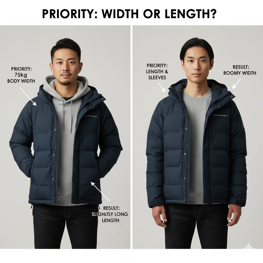 身幅と着丈、優先すべきは？