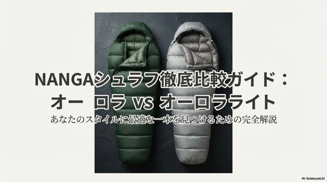 ナンガのオーロラとオーロラライトの違いを徹底比較！どっちがいい？