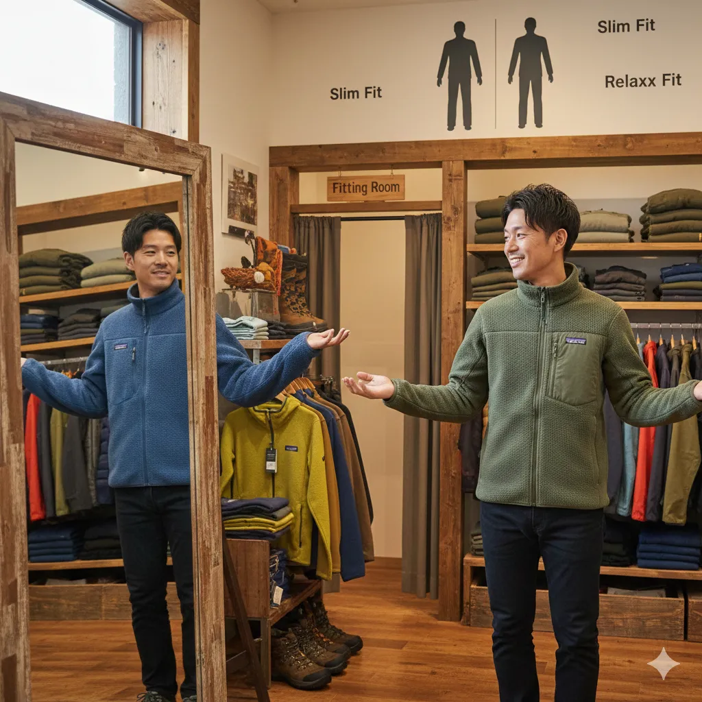 パタゴニアフリースのサイズ感と選び方